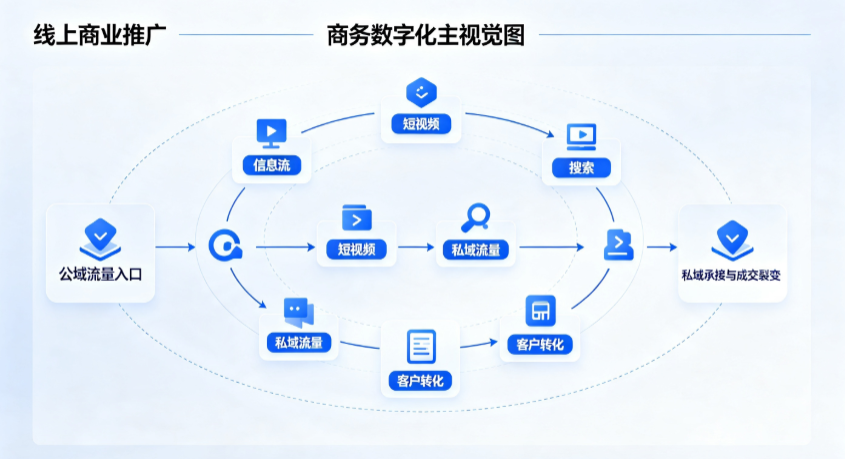 沂水县线上商业推广怎么做？全域流量闭环搭建与低成本转化实战指南